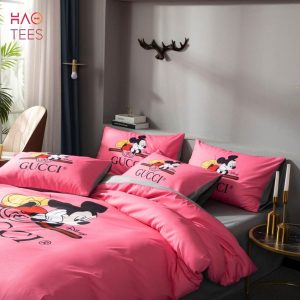 BEST Gucci Pink Luxury Bedding Set • Kybershop