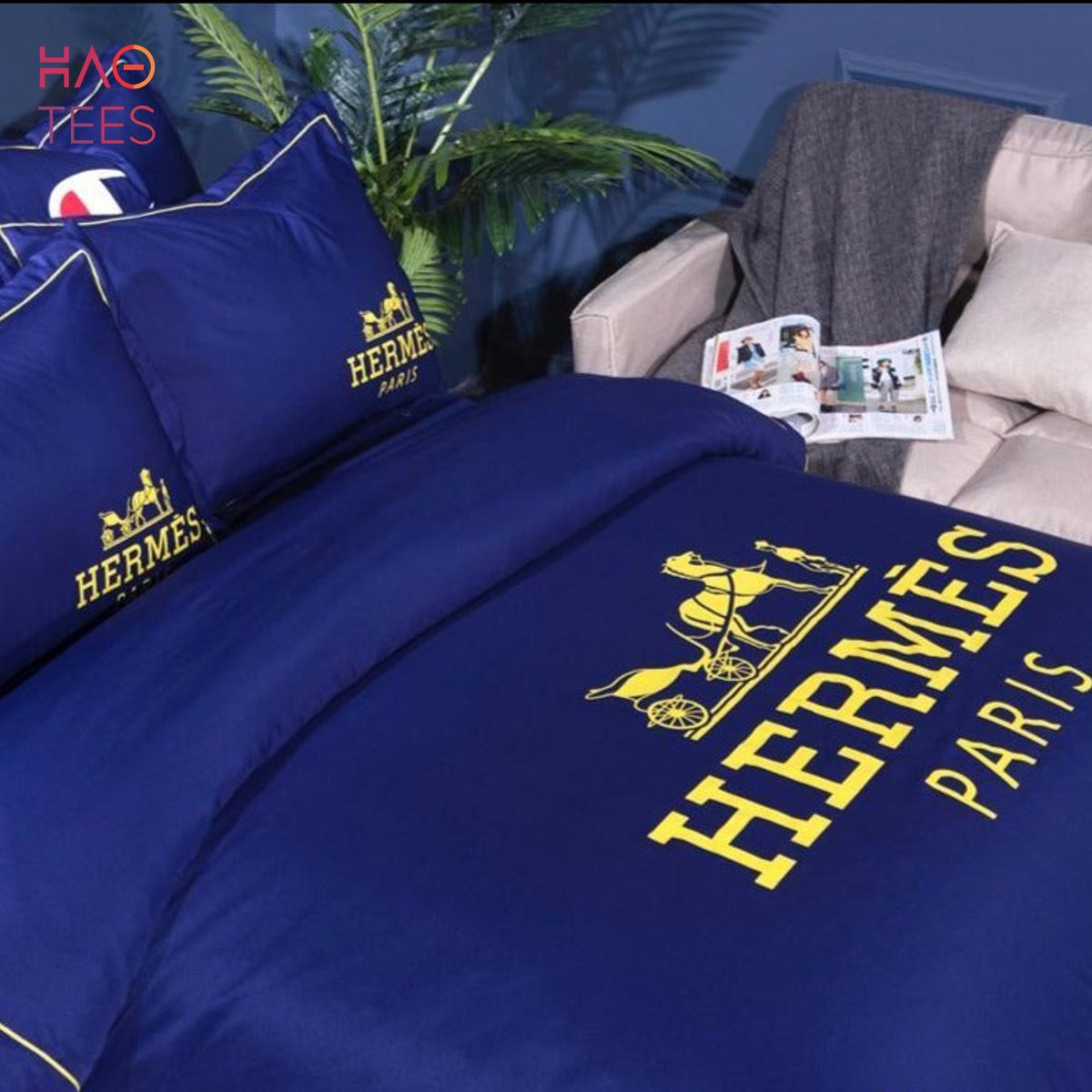 Hermes Fashionable Printed Home Bedding Set Hermes Fashionable Printed Home Bedding Set