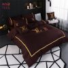 Royal Egyptian Embroidery Bedding Set