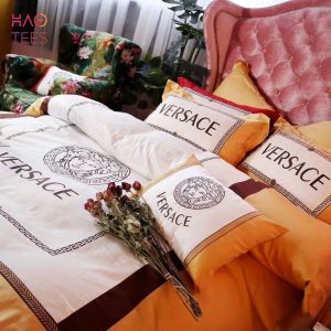 Versace luxury Cotton Fabric Bedding Set