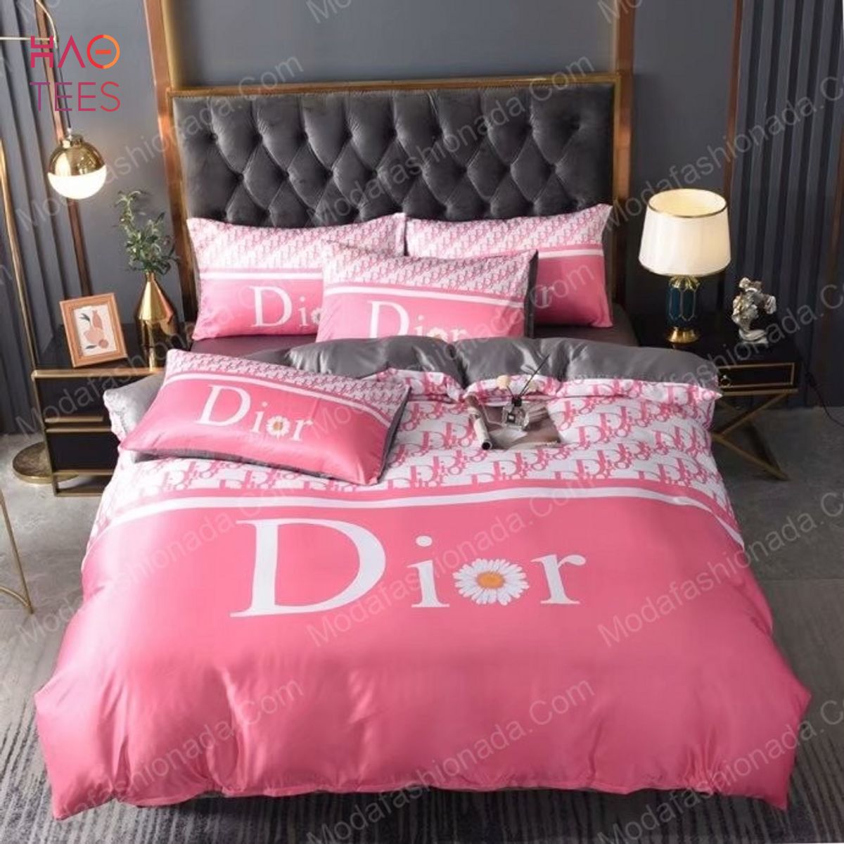 Christian Dior Luxury Color Bedding Set