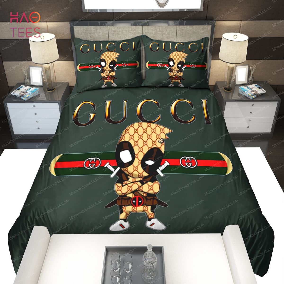 Deadpool Gucci Bedding Sets