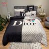 Gold Louis Vuitton Symbol Logo Bedding Sets