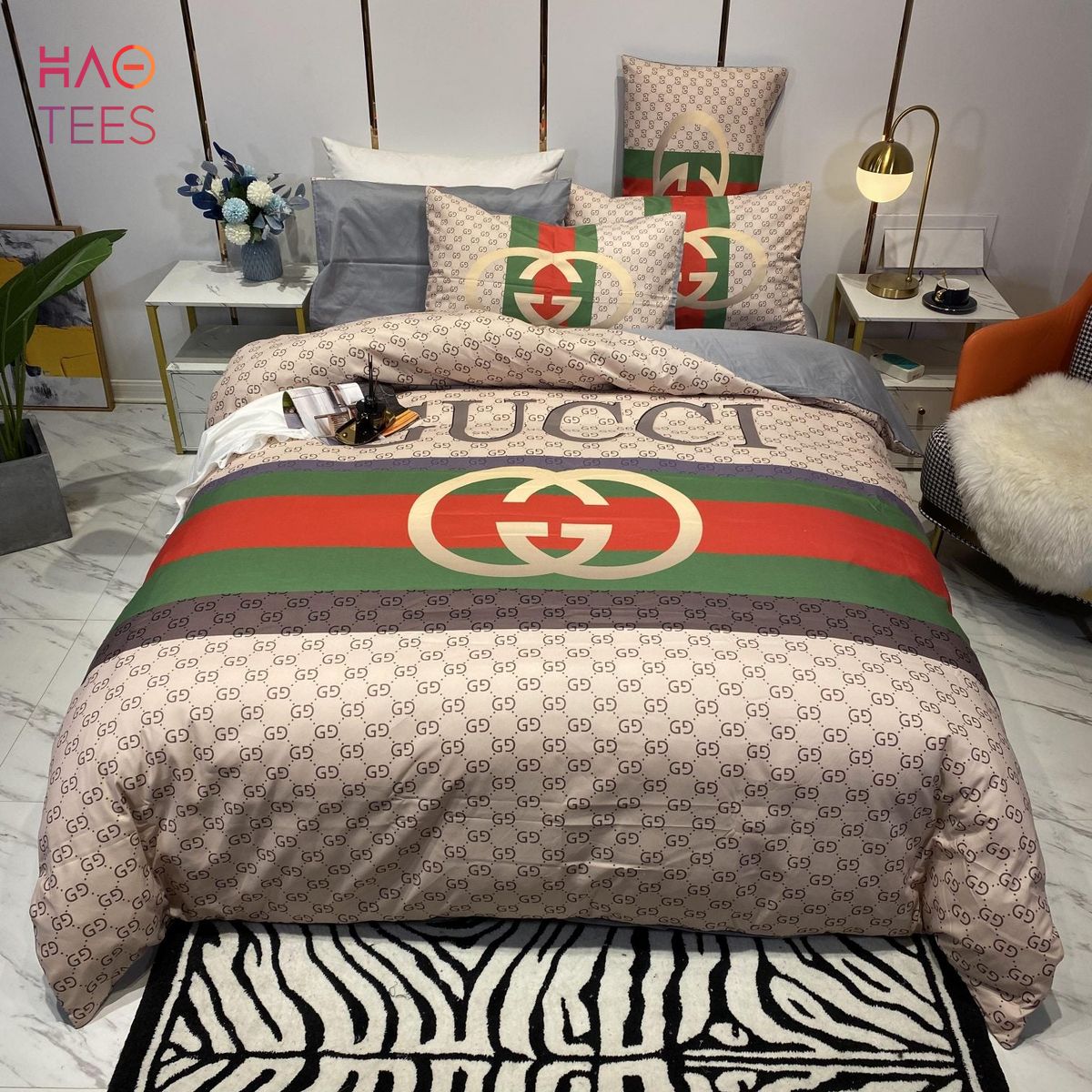 Gucci Bronze Bedding Set