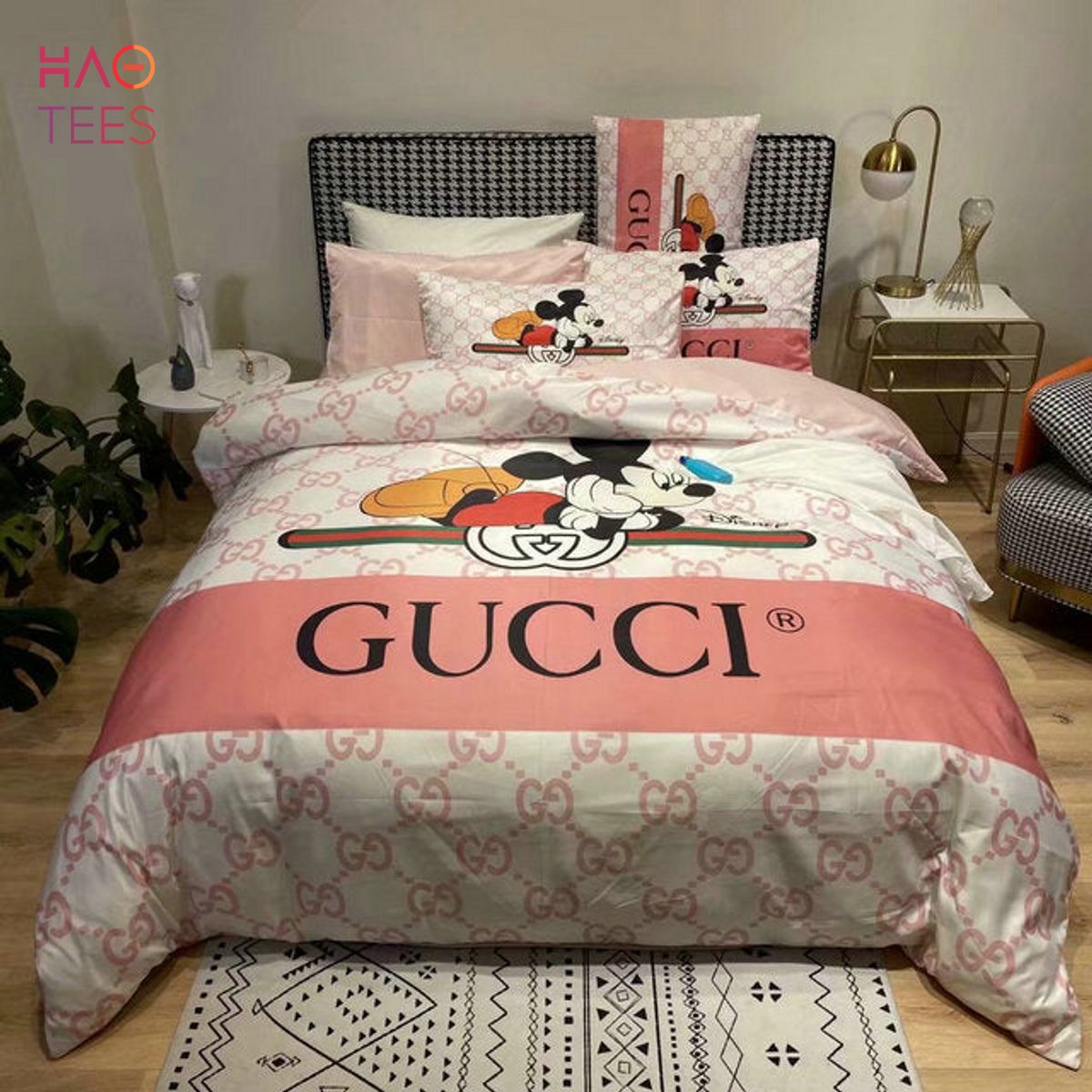 Gucci x Mickey Pink II Bedding Set