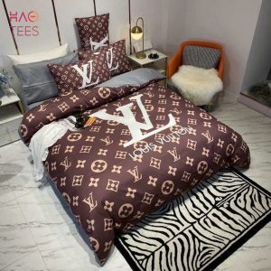 Louis Vuitton Brown Bedding Set