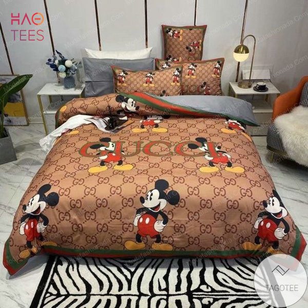 Mickey Mouse Gucci Brands Bedding Set Limited