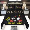 Mickey Mouse Gucci New Fashion Brands Bedding Set
