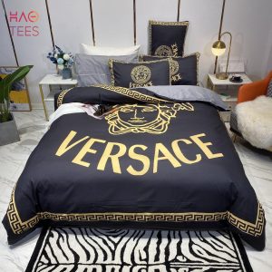 Versace Black  Gold Bedding Set