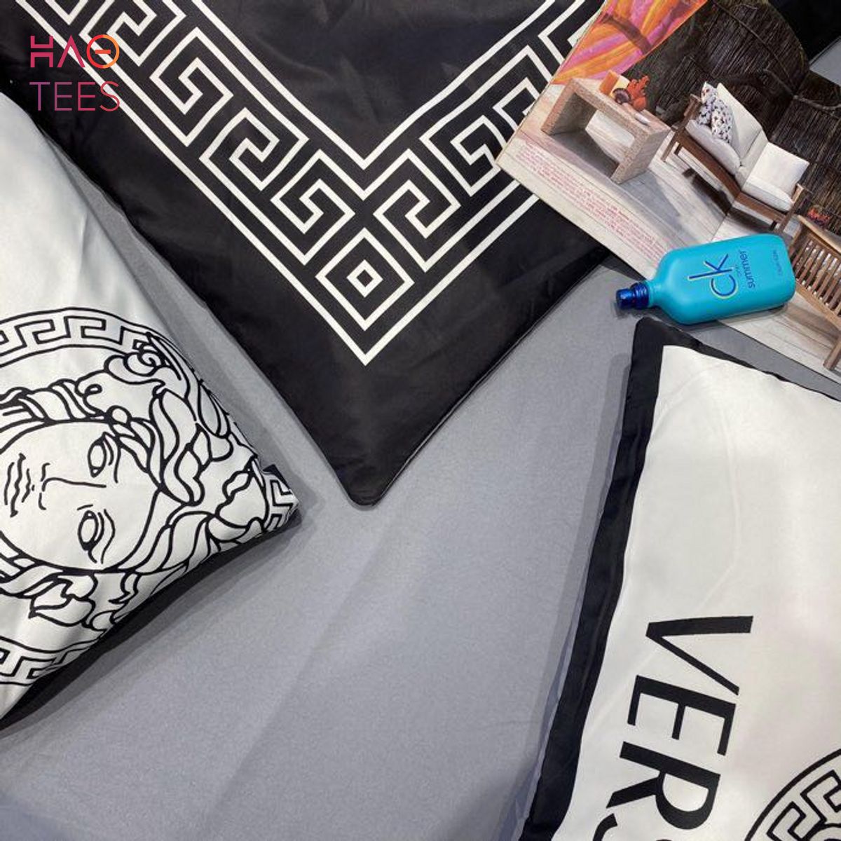 Versace Black White Bedding Set