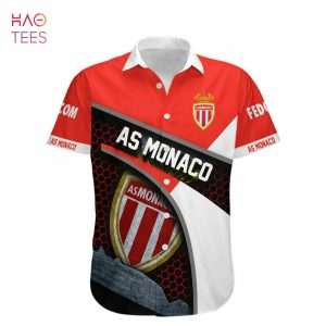 AS Monaco FC Hawaiian Shirt Summer Shirt