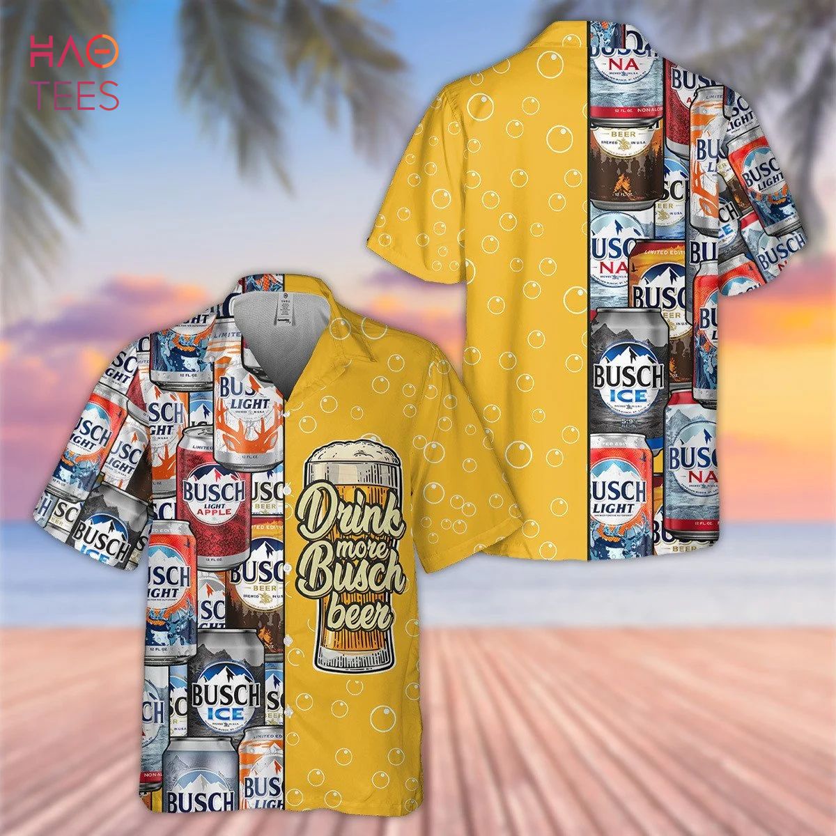 Busch Beer Pineapple For Who Lover Hawaiian Shirt