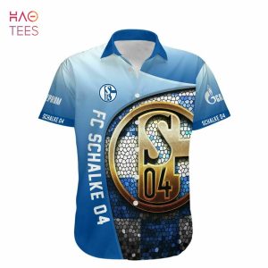 FC Schalke 04 Polo L サイン入り FC Schalke 04 Die Konigsblauen Hawaiian Shirt