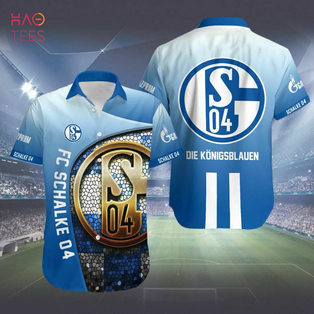 Erfenis Keer terug open haard FC Schalke 04 Die Konigsblauen Hawaiian Shirt