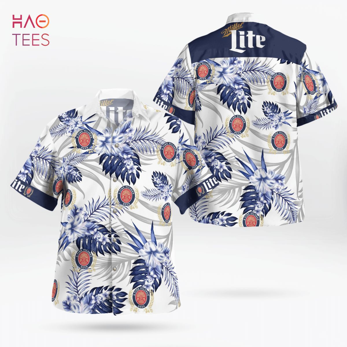 BEST Miller Lite All Over Print 3D Hawaiian Shirt BEST Miller Lite All Over Print 3D Hawaiian Shirt