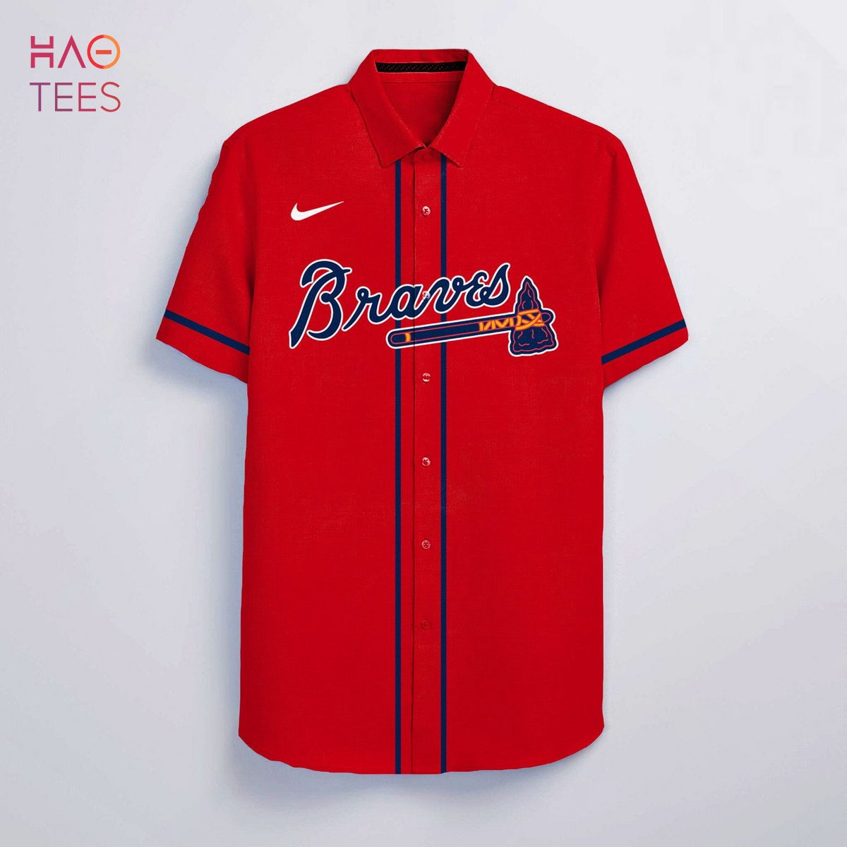 Personalized Atlanta Braves All Over Print 3D Hawaiian Shirt Personalized Atlanta Braves All Over Print 3D Hawaiian Shirt