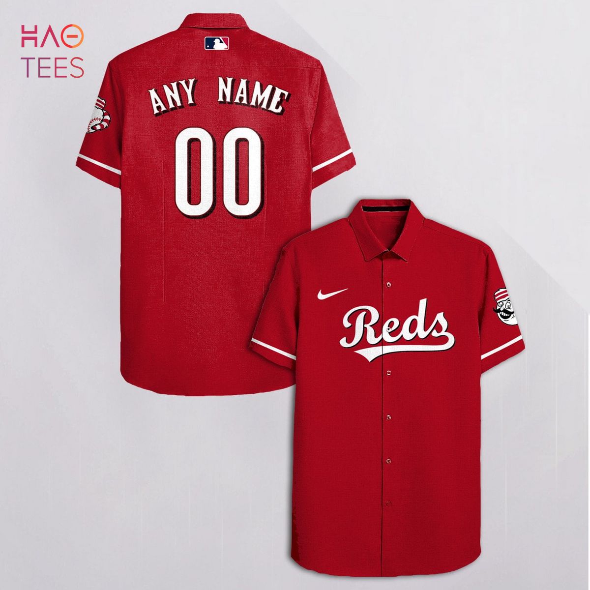 Personalized Cincinnati Reds All Over Print 3D Hawaiian Shirt Personalized Cincinnati Reds All Over Print 3D Hawaiian Shirt