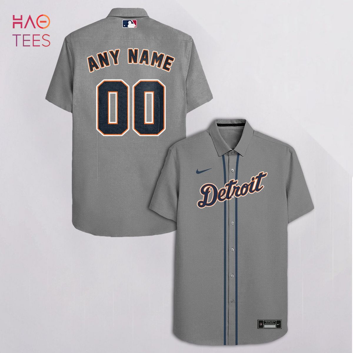 Personalized Detroit Tigers All Over Print 3D Hawaiian Shirt Personalized Detroit Tigers All Over Print 3D Hawaiian Shirt