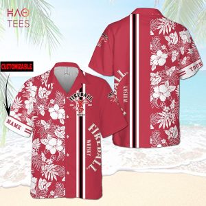 Personalized Fireball All Over Print 3D Hawaiian Shirt