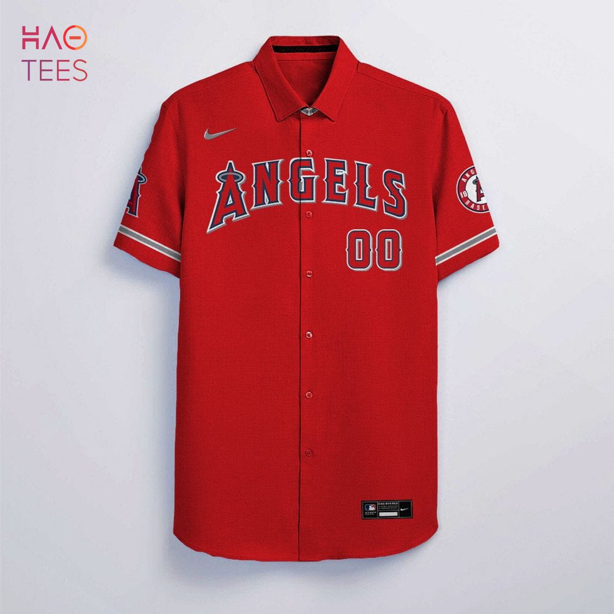 Personalized Los Angeles Angels All Over Print 3D Hawaiian Shirt Personalized Los Angeles Angels All Over Print 3D Hawaiian Shirt