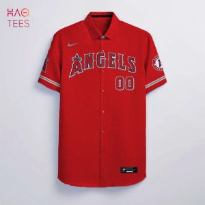 Personalized Los Angeles Angels All Over Print 3D Hawaiian Shirt