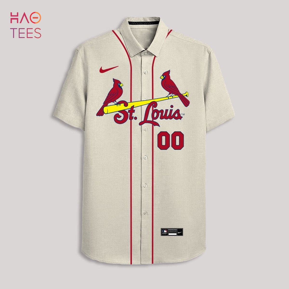 Personalized St. Louis Cardinals All Over Print 3D Hawaiian Shirt