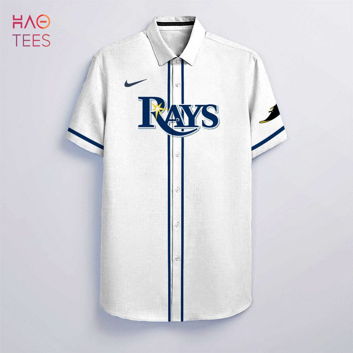 Tampa Bay Rays Major League Baseball All Over Print Hawaiian Shirt