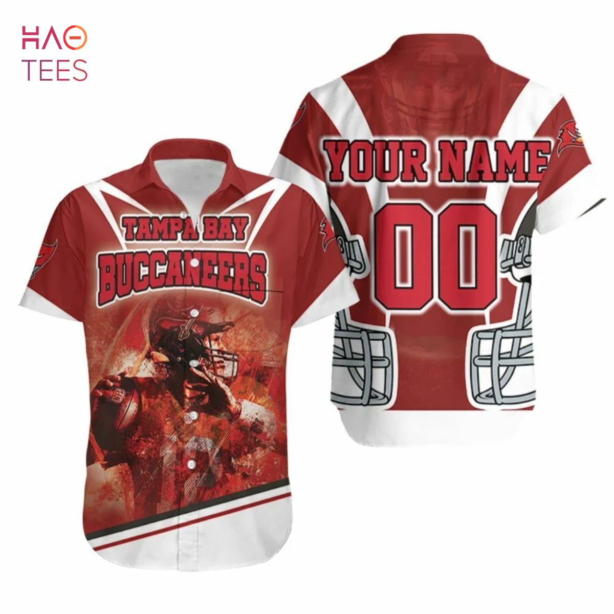 Tom Brady 12 NFC South Division Tampa Bay Buccaneers Super Bowl Custom Name  Hawaiian Shirt Best Gift For Men And Women Fans - YesItCustom