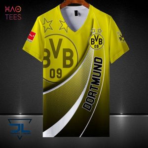 BEST Borussia Dortmund Gold 3D Hoodie All Over Printed