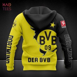 BEST Borussia Dortmund Gold Black 3D Hoodie Limited Edition