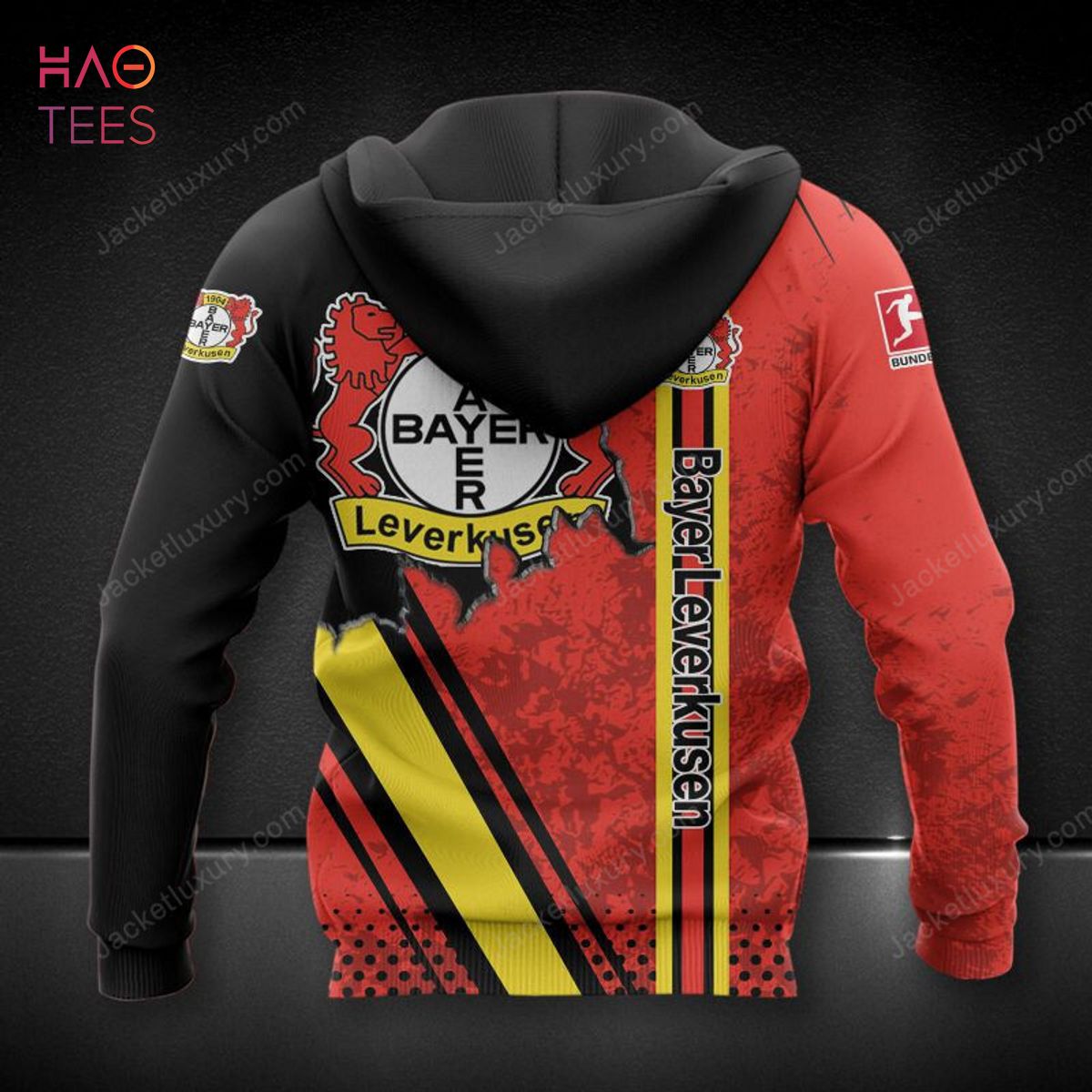 HOT Bayer Leverkusen Black Red Gold 3D Hoodie Limited Edition