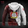 HOT Bayer Leverkusen Red White 3D Hoodie Pod Design