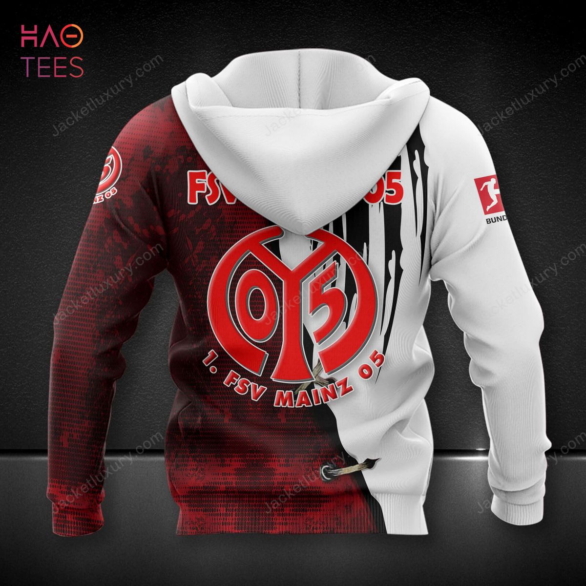 HOT FSV Mainz White Red Black 3D Hoodie Limited