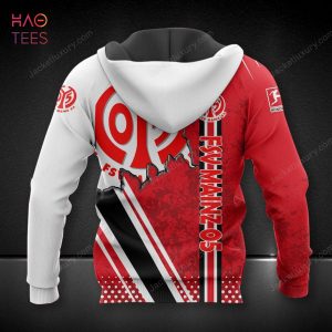 HOT FSV Mainz White Red Black 3D Hoodie Limited Edition