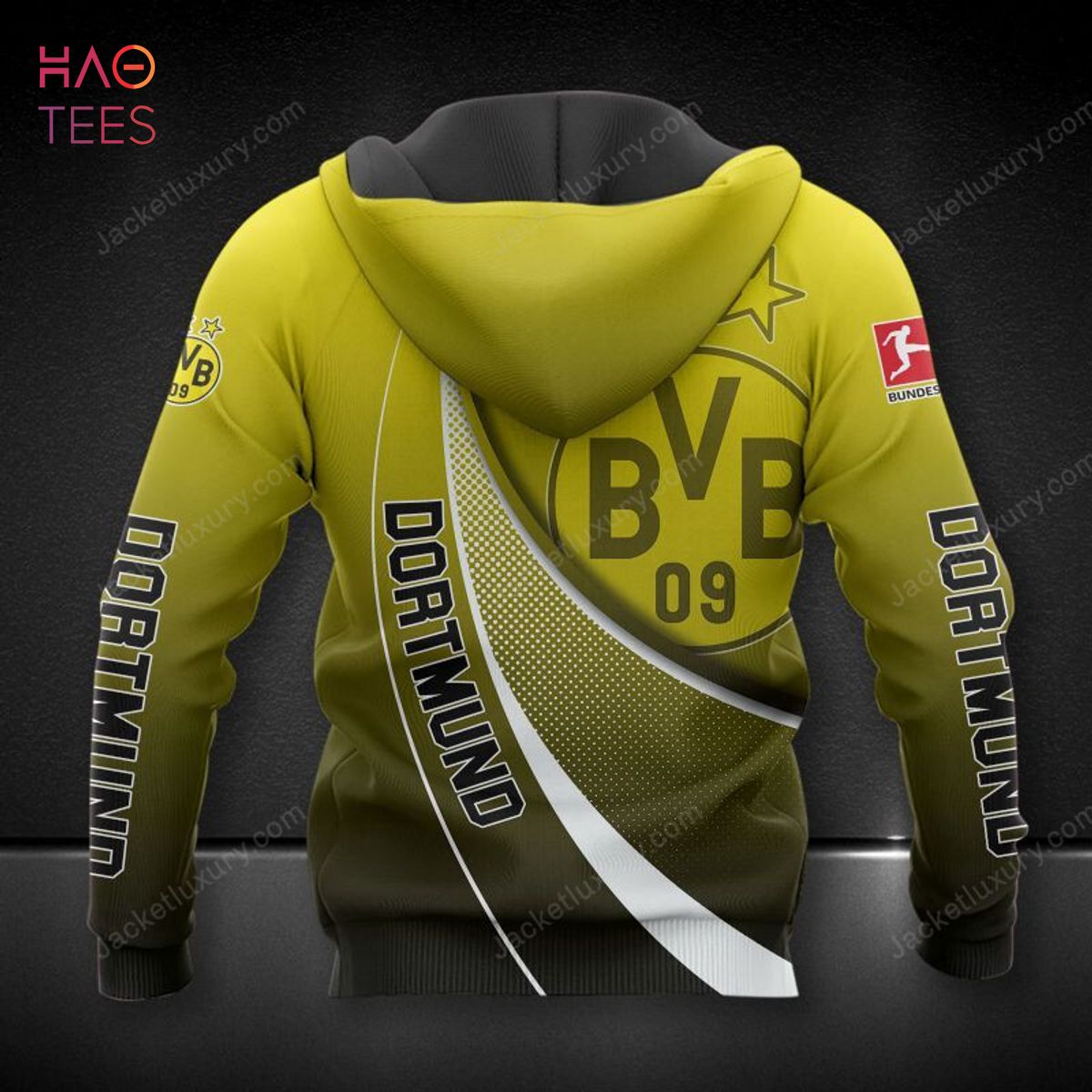 NEW Borussia Dortmund 3D Hoodie Limited