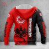 NEW Eintracht Frankfurt Red Black 3D Hoodie All Over Printed