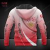 THE BEST VfB Stuttgart Red White 3D Hoodie Limited THE BEST VfB Stuttgart Red White 3D Hoodie Limited