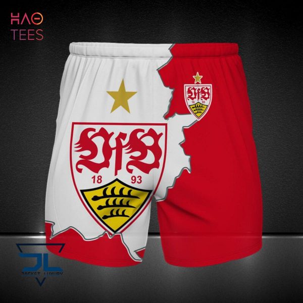 THE BEST VfB Stuttgart White Red 3D Hoodie Limited Edition