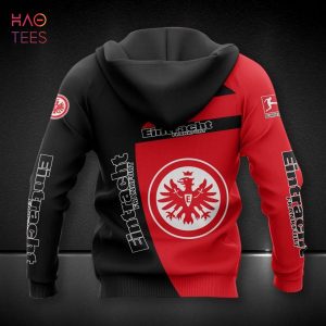 TRENDING Eintracht Frankfurt Black Red 3D Hoodie All Over Printed