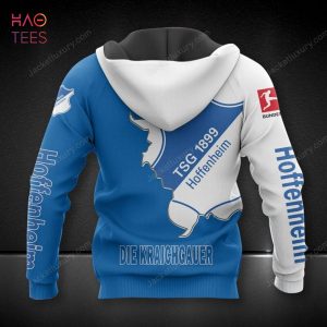 TRENDING TSG Hoffenheim Blue White 3D Hoodie Limited
