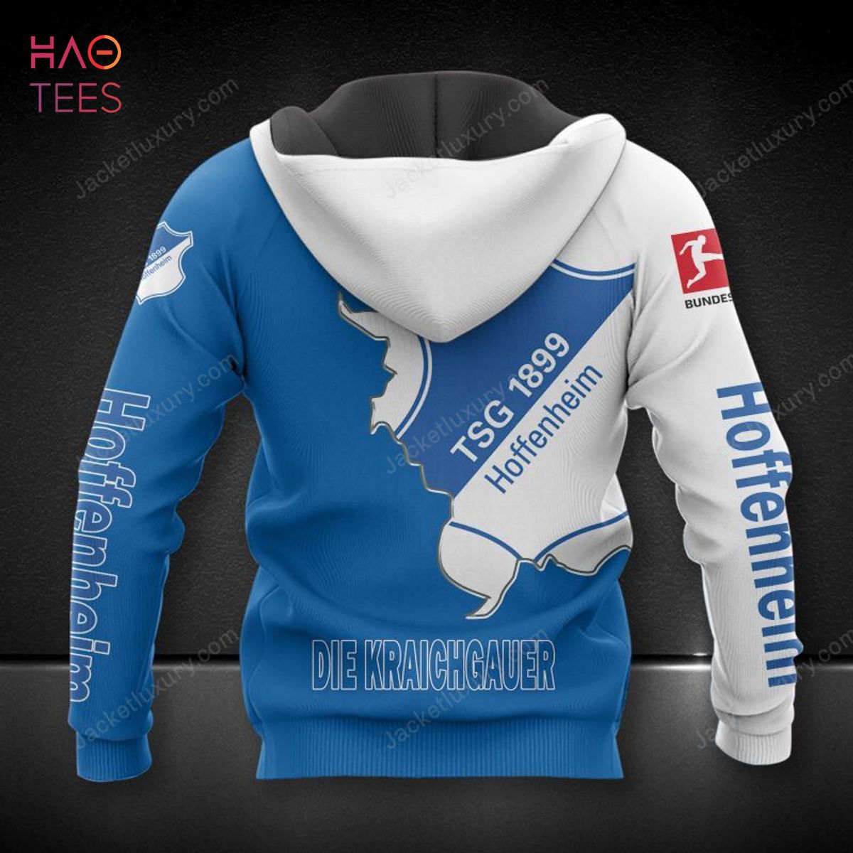 TRENDING TSG Hoffenheim Blue White 3D Hoodie Limited