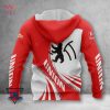 Union Berlin Red White 3D Hoodie Limited Union Berlin Red White 3D Hoodie Limited