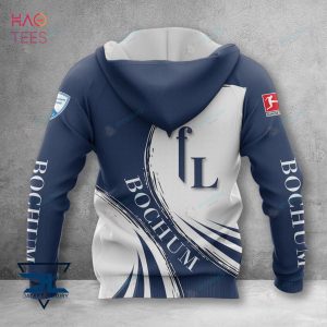 VfL Bochum Blue White 3D Hoodie Pod Design
