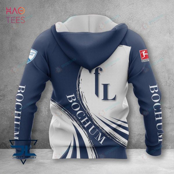 VfL Bochum Blue White 3D Hoodie Pod Design