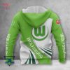 VfL Wolfsburg Green 3D Hoodie Pod Design VfL Wolfsburg Green 3D Hoodie Pod Design