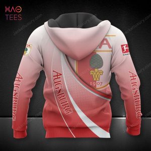 [Available] FC Augsburg Red 3D Hoodie Limited
