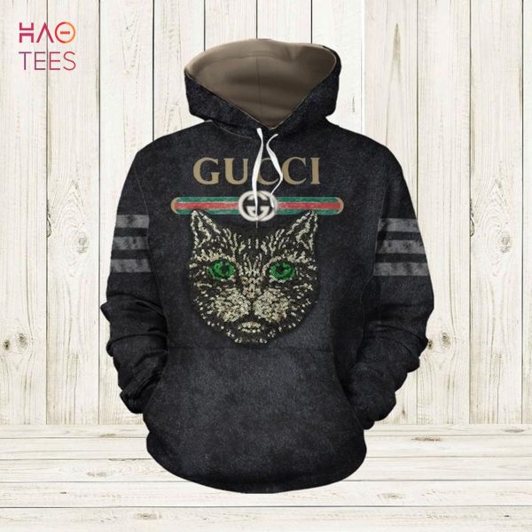 GC Mix Cat Luxury Black 3D Hoodie