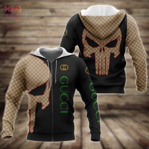 Gucci 3D Hoodie Black Luxury Brand Limited Edition