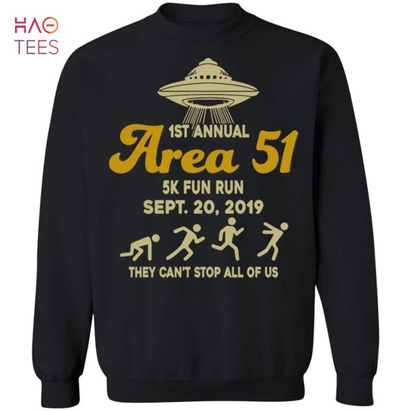 BEST Area 51 Fun Run Sweater