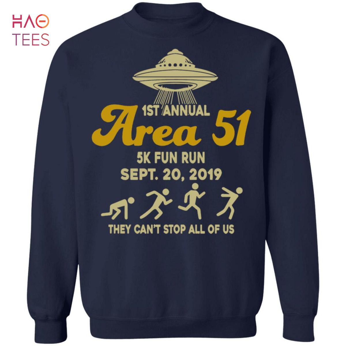BEST Area 51 Fun Run Sweater